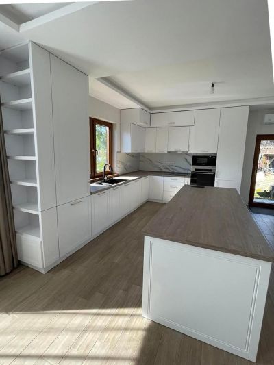 Festett Fehér MDF modern konyhabútor 