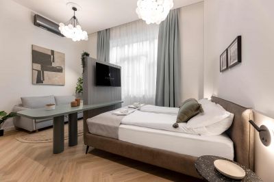 Egységes belsőépítészeti bútorzat hotelek és apartmanok részére